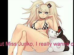 This Junko Enoshima hentai from Danganronpa Rule 34 is so hot! 🔥