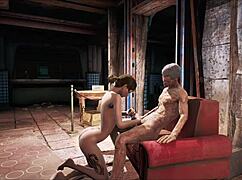 Fallout 4 Scene Turns Wild with Power Armor and Hardcore Action in Anime Style