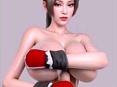 哥们，我超迷Mai Shiranui cosplay乳交，无码Hentai…哎，失误！