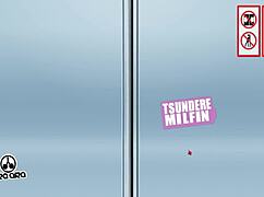 A tsundere milf gets creampied by her muslim boss at work.