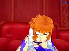 嘿，Mimosa和Vanica在《黑色五叶草》Hentai里猛干Asta！