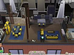 Adult video game The Sims 4 with MILF cheating scene