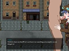 I help the inventor feel a pussy sensation in this hentai detective game