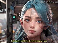 18yo Nurse ASSFUCKED and CUM-COVERED in AI Visual Novel