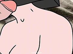 电视女郎吸摄影师鸡巴？摄影师舔她屄？