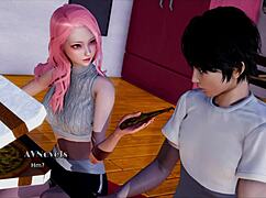 in my real desire series, the indian babe with big tits and ass plays games