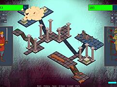 来玩个游戏，潜入地牢享受大胸妹的曲線诱惑！