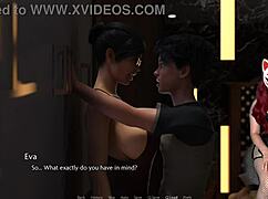 why is this golden boy fucking that old hentai babe with big tits?