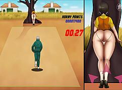 斯奎特与饥渴的动漫肛交狂野行动