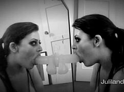 Sophie Dee's deepthroat dildo action and anal sex videos