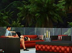 Vip escort Alice Spencer-Kim rides and bends over in cartoon hentai cowgirl doggystyle