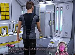 3D animated hot scene with a bukkake ending