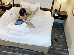 Tattooed Petite Beauty Sucks Cock in Detailed Blowjob Scene