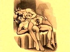 detailed vintage erotic sketches from classic times