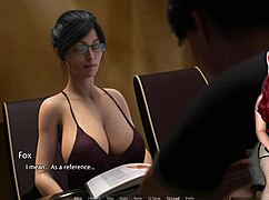 why is this golden boy fucking that old hentai babe with big tits?