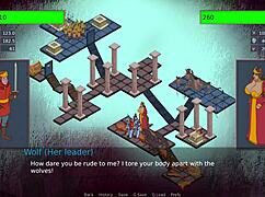 来玩个游戏，潜入地牢享受大胸妹的曲線诱惑！