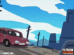 见过《Fallout》Hentai恶搞吗？硬核肛交三人行！