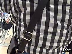 charming czech teen gets seduced in the mall and fucked in pov