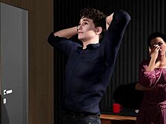 哎呀，Aaron Dun在这个疯狂的卡通中让Isabella怀孕了