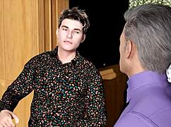 哎呀，Aaron Dun在这个疯狂的卡通中让Isabella怀孕了