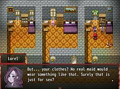 Harem in another world hentai game episode 18: Magic bath peephole