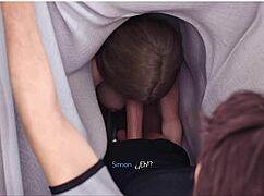 Fresh women in anime porn video game