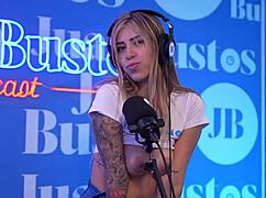 Mollysmith's wild Sybian ride on Juan's podcast