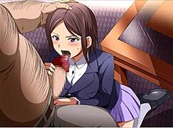 Bold Hentai Fuck with Forced Gal Training in Japanese