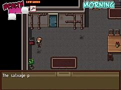 Rescuing hot girls from zombies in hentai game 😈