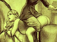 复古色情插图诉说感官复古艳史