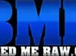 Hey, muscular bodybuilder Jay Ricci gets bent over and bareback hammered in doggystyle