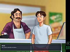 Steamy MILF action in Summertime Saga anime game