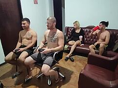 Big cock and bisexual action in gay video game review