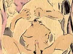 Vintage Erotic Illustration Sparks Raw Retro Desire