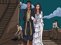 vampire queen dominated by big black cock in hentai