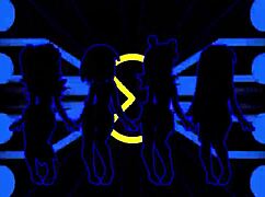 哟，看这些吃豆人鬼魂女孩在动漫Hentai风格中狂野舞蹈，太辣了！