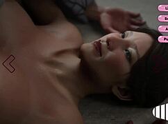 两个客人挑选巨乳女人进行疯狂扶她双插三人行动画