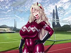 监狱学园动漫运动场展开狂野性爱大戏