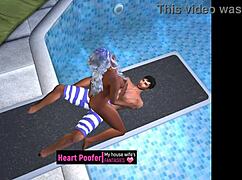 Jumping from the pool board