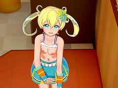 in the dressing room with emo moegi - kiratto pri chan