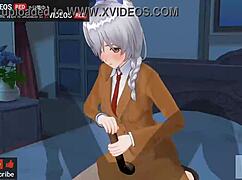 Tessa’s uncut hentai game with 2D animation and an anime ending