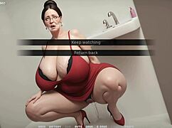 3D game with hot GILF and big ass anal play