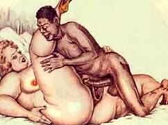 以前大家爱画这些复古色情画玩