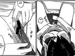 Lesbian hentai with science fiction theme with Maya and Ritsuko from Neon Genesis Evangelion