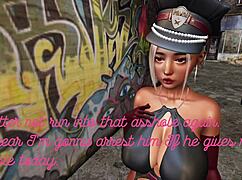 黑人猛干亚洲女警在货车里