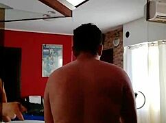 Young Stranger Fucks My Wife Hard for Money