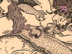 复古色情插图展示怀旧动漫风