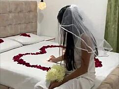 Passionate Hardcore Sex on Honeymoon with Petite Latina Bride