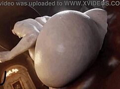 alcina dimitrescu from resident evil pounded by a black stud