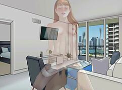 Pretty red haired lady in zb complex new hentai ryona game